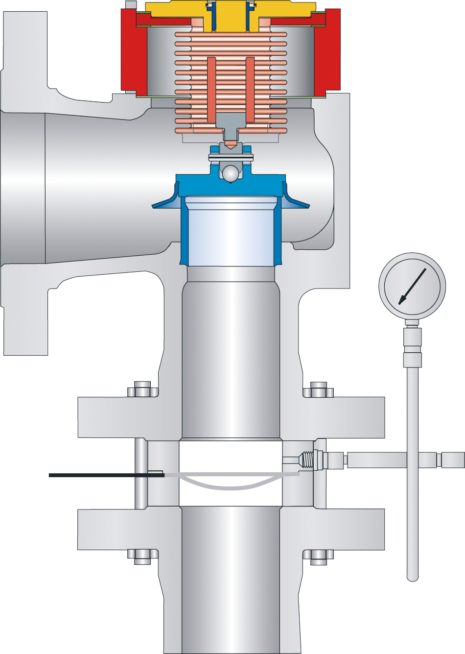 LESER Berstscheibe Schnittbild